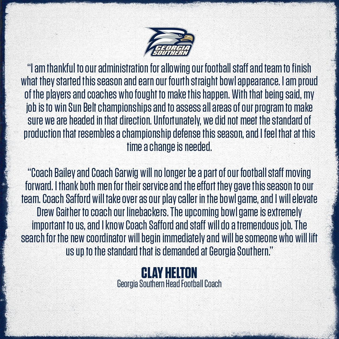 Georgia Southern Football tweet media