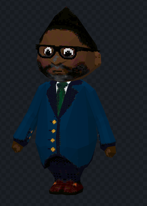 Robloxminer26's tweet photo. @ChicagosMayor I made a 3d model of you so I can make a video game where everything in the gift room gets stolen and the player has to go around chicago finding all the stolen gifts https://t.co/kav94gCRK3