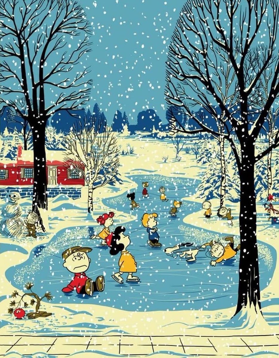 marysia_cc's tweet image. Peanuts  Winter 
ill. Charles M. Schultz