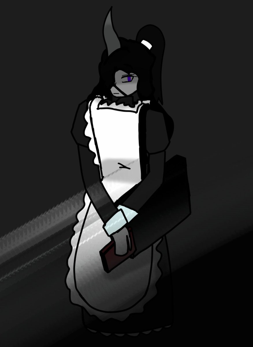 PythCyril's tweet photo. "How much more Nellypilled can you get!?"
And she writes "Yesn't" in response.
she's FLAT!! another FLAT woman to my collection!!!!
#art #ocart #digitalart
i gotta keep #maidposting https://t.co/McGlRja7Rt