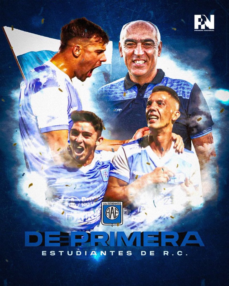 Estudiantes de Río Cuarto asciende a la Primera del Fútbol Argentino.