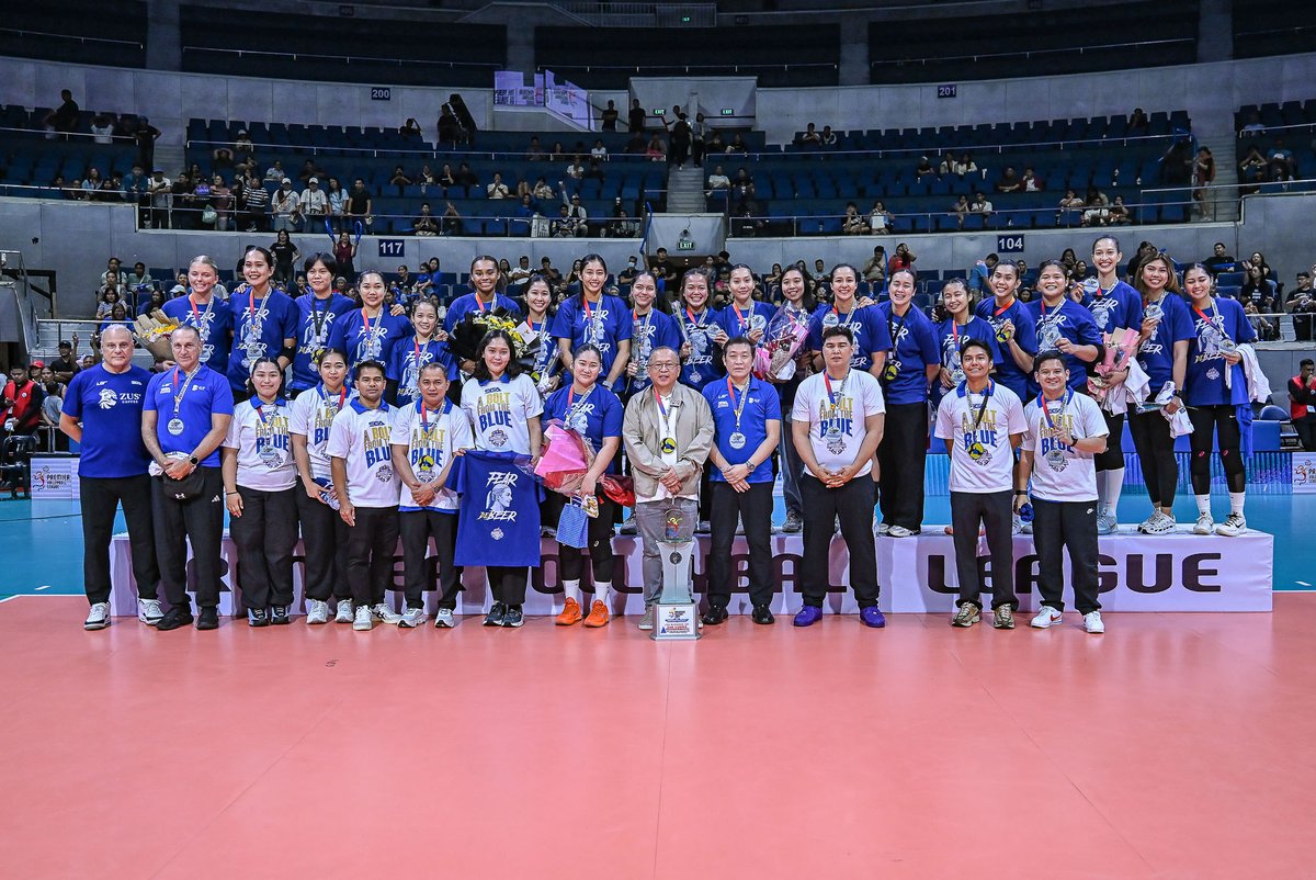 VBALLnatics's tweet image. PVL REINFORCED CONFERENCE 2025

PODIUM FINISHERS 🏆🥈🥉

CHAMPIONS 🏆: Petro Gazz Angels
SILVER MEDALISTS🥈: Zus Coffee Thunderbelles
BRONZE MEDALISTS 🥉: Akari Power Chargers

📸PVL

#PVL2025 #PVLReinforcedConference2025
#TheHeartOfVolleyball #volleyball #PVLFinals