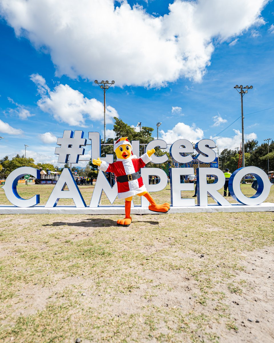 Ya estamos listos para vivir las #LucesCampero a todo sabor en el Campo Marte 🎆 ¿Listos Guatemala?✨🐥