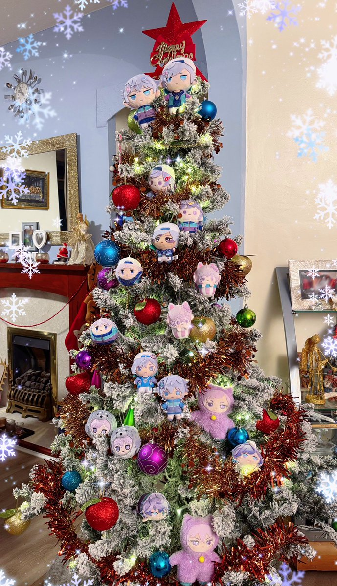 ⋆꙳•❅🩵 Just finished decorating my cozmez Christmas tree!! 💜🎄✩‧₊