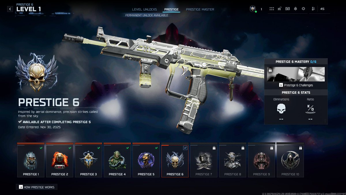 Prestige 6✅#BO7