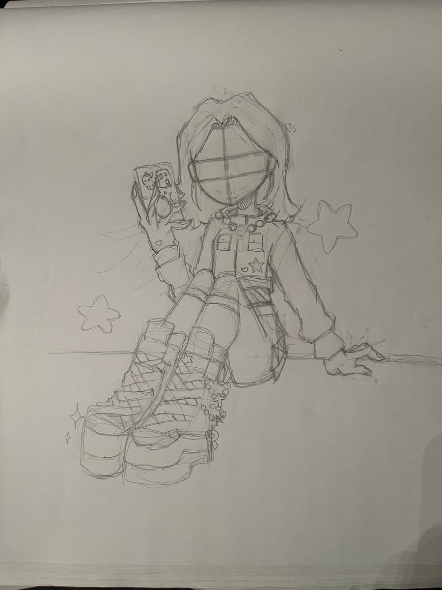 FountainCartoon's tweet image. My 10 year old’s WIP sketch.

But, hey, yeah… pat yourselves on the back, #AI “artists” 🤣