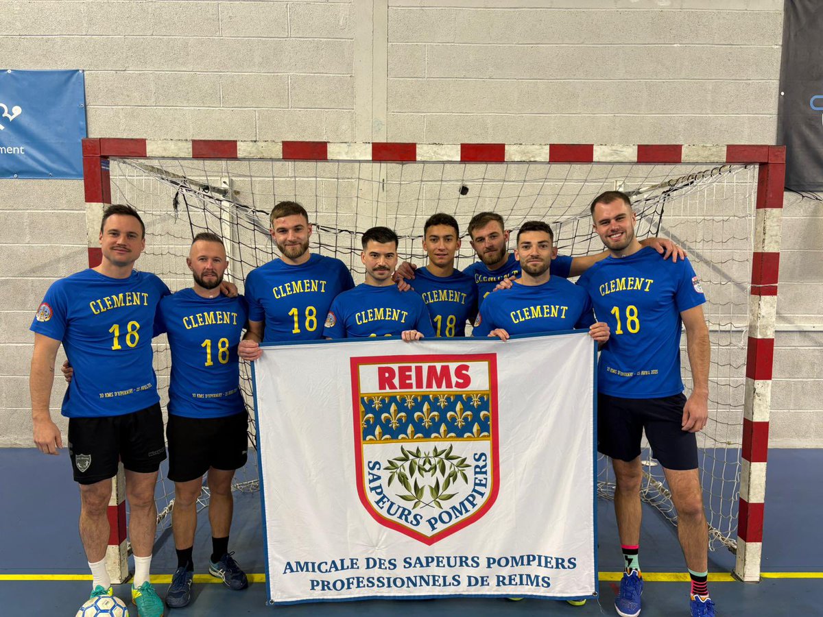 SDIS51's tweet image. #Movember 👨🏻 Durant le mois de novembre, une équipe de sapeurs-pompiers rémois s'est déplacée en Haute-Marne pour la 6ème édition du tournoi de Futsal des Frères Moustachus pour Movember.