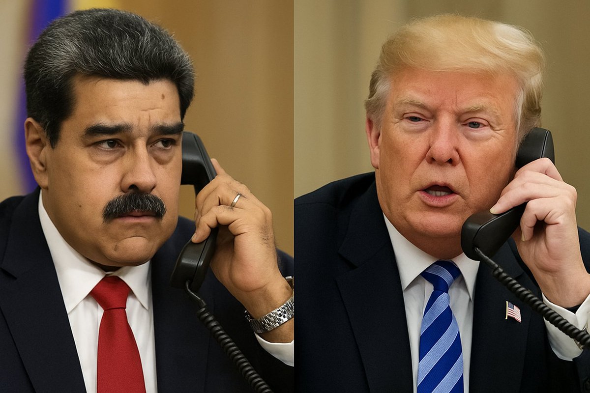 AlertaMundoNews's tweet image. 🇺🇸🇻🇪 | En una llamada telefónica, Trump le dijo a Maduro que, si quería salvar su vida y la de su familia, debía irse de Venezuela “de inmediato”.

Maduro solicitó amnistía total por sus crímenes y mantener el control de los militares. - New York Post.