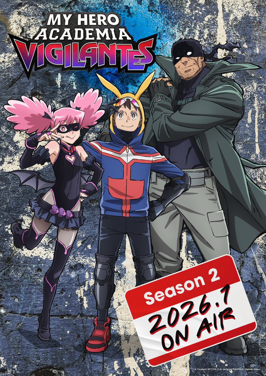 animetv_jp's tweet image. Latest Trailer &amp;amp; Key Visual of My Hero Academia: Vigilantes Season 2 will be revealed on December 7!

✨More: vigilante-anime.com