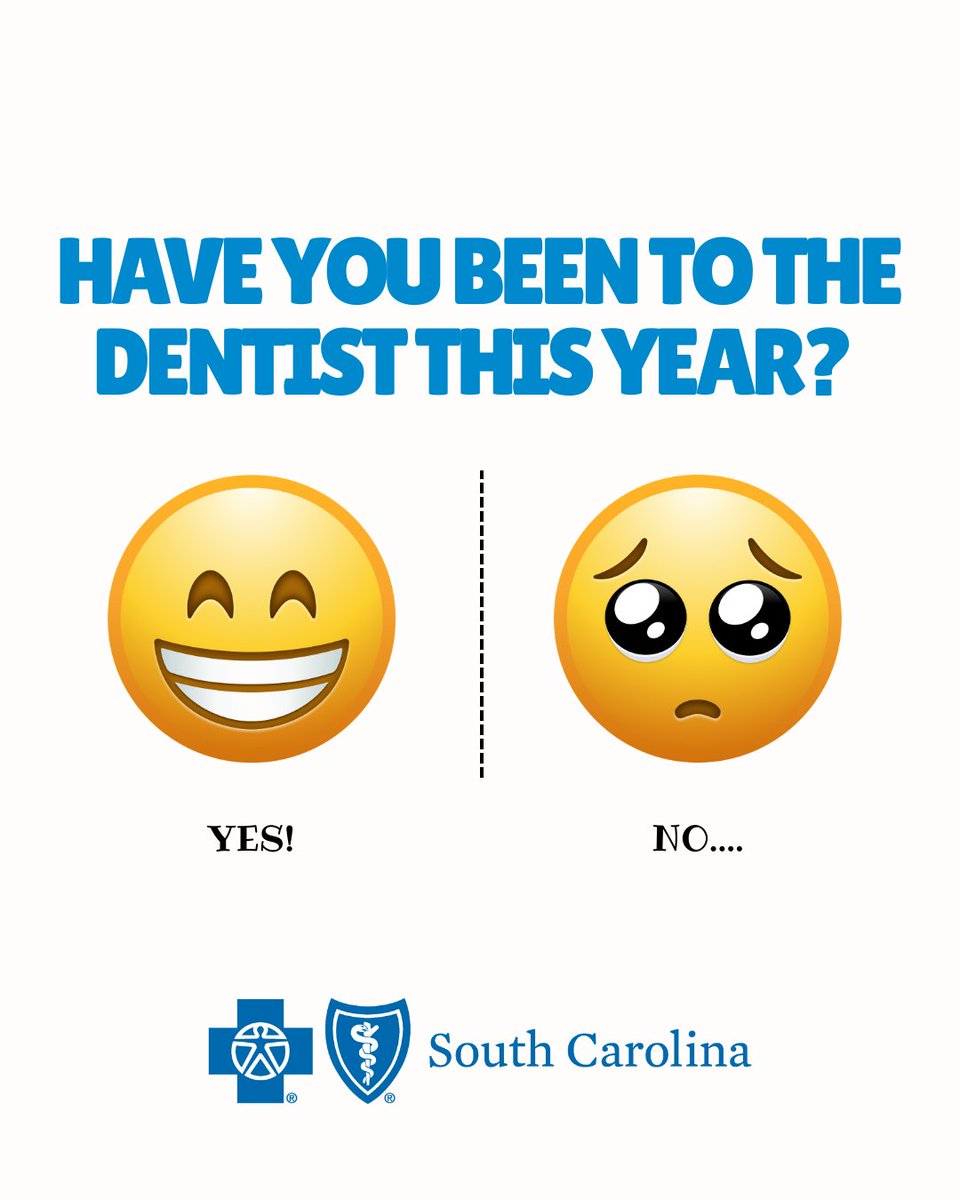 Experts recommend visiting a dentist twice a year for preventative oral care. It’s important for more than a pretty a smile. 

Why? Your mouth is the gateway for the rest of your body.

 Here’s more on how your teeth and gums affect your overall health: tinyurl.com/bcbssc-dental.