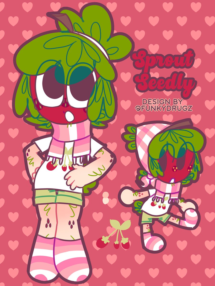 funkydrugz's tweet image. My Sprout design!! Love fanonizing him
#dandysworld #dandysworldfanart