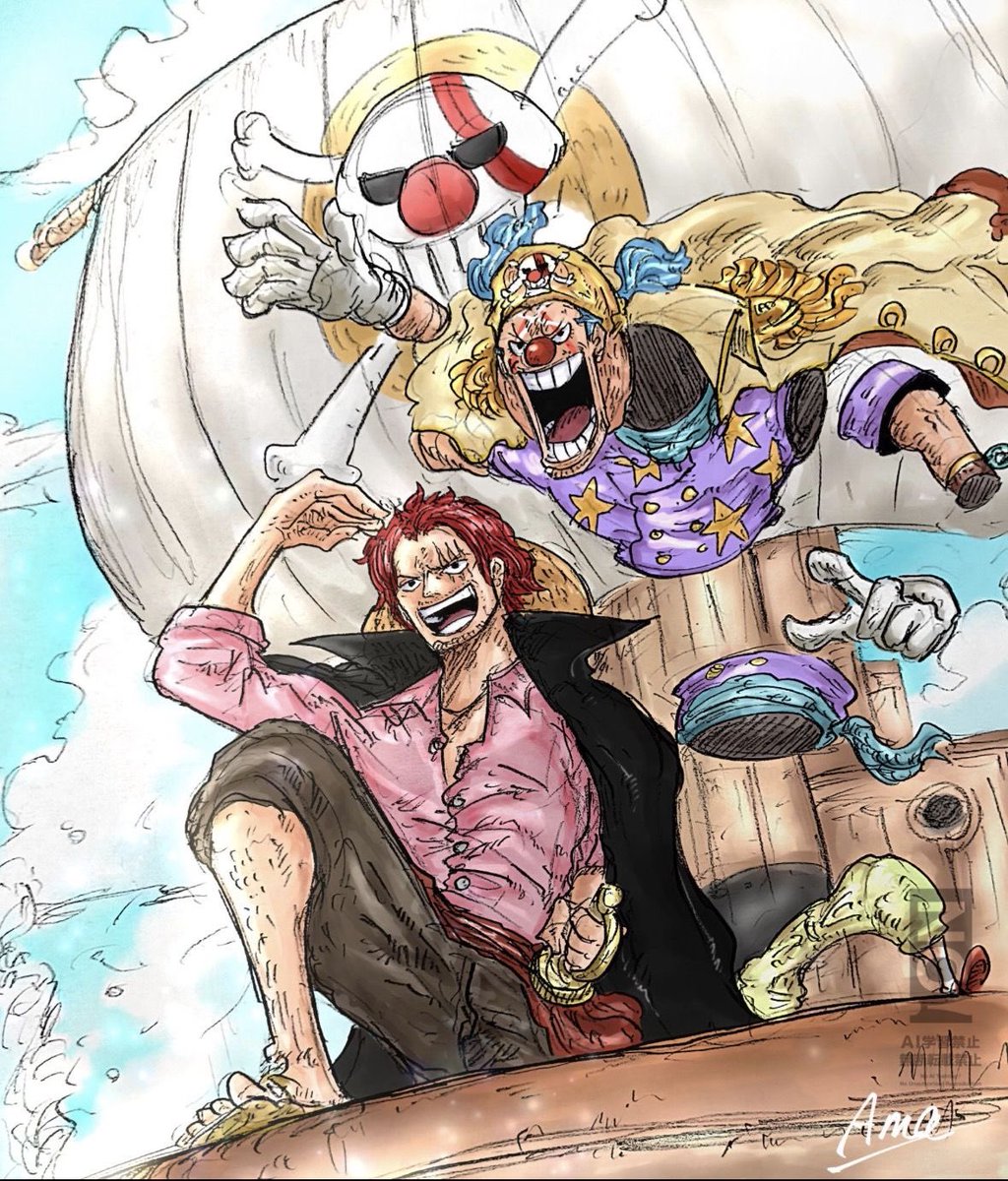 seanynr's tweet image. The future Shanks really wanted 😭