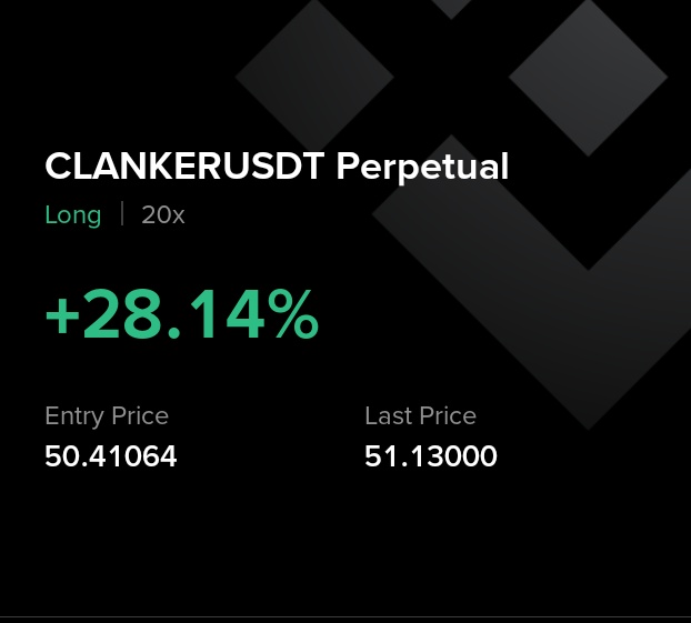 WasimCrypto1's tweet photo. #CLANKER start rising 🔥🔥

$Clanker #Clankerusdt https://t.co/I3xJpYGv0U