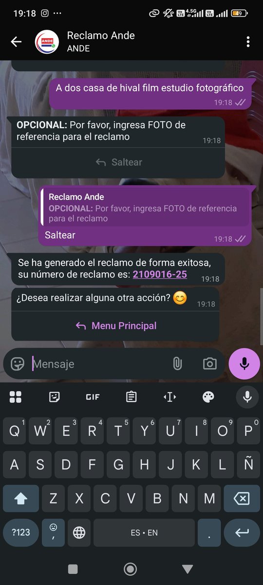 veky992's tweet photo. @ANDEOficial @IneedChipaGuazu Ya hice 280 reclamos por todos lados y nada que me responden nunca tampoco hace más de una hora estamos sin energía eléctrica tengo una criatura chica y tiene que comer será pico https://t.co/Z11k0VWXrH