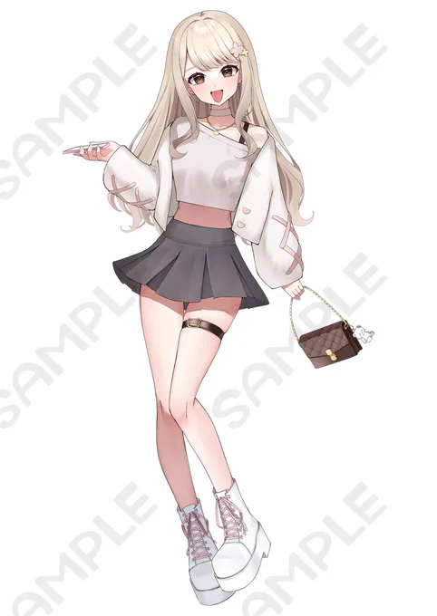【works】 ぐみ様() 衣装デザイン、新立ち絵の担当をいたしました! よろしくお願いします