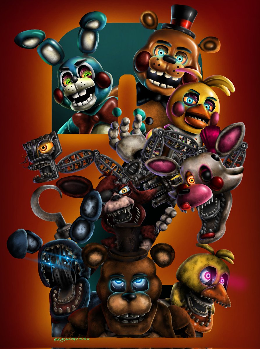 Can you survive from the fnaf 2 gang? 
#fnaf #fnaf2 #fivenightsatfreddys #fnaf2movie #fnafart #fnaffanart