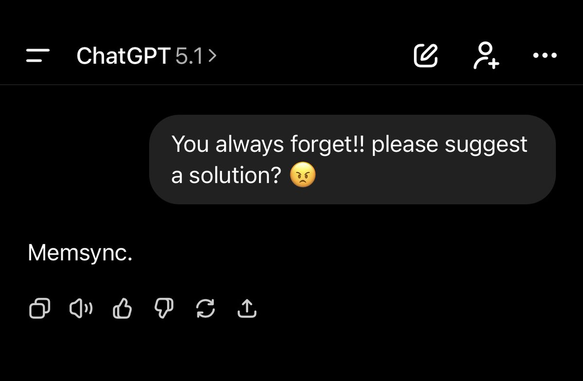 memsync_ai's tweet image. the answer is always MemSync.