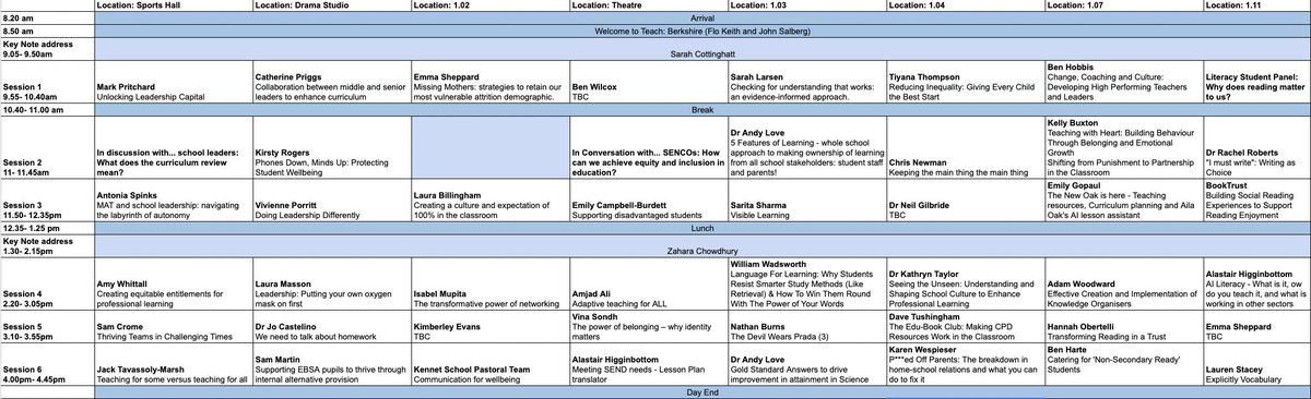 The PROGRAMME SCHEDULE IS HERE!!!!!!

Get your tickets now before they run out!
tws-teach-berkshire.sumupstore.com