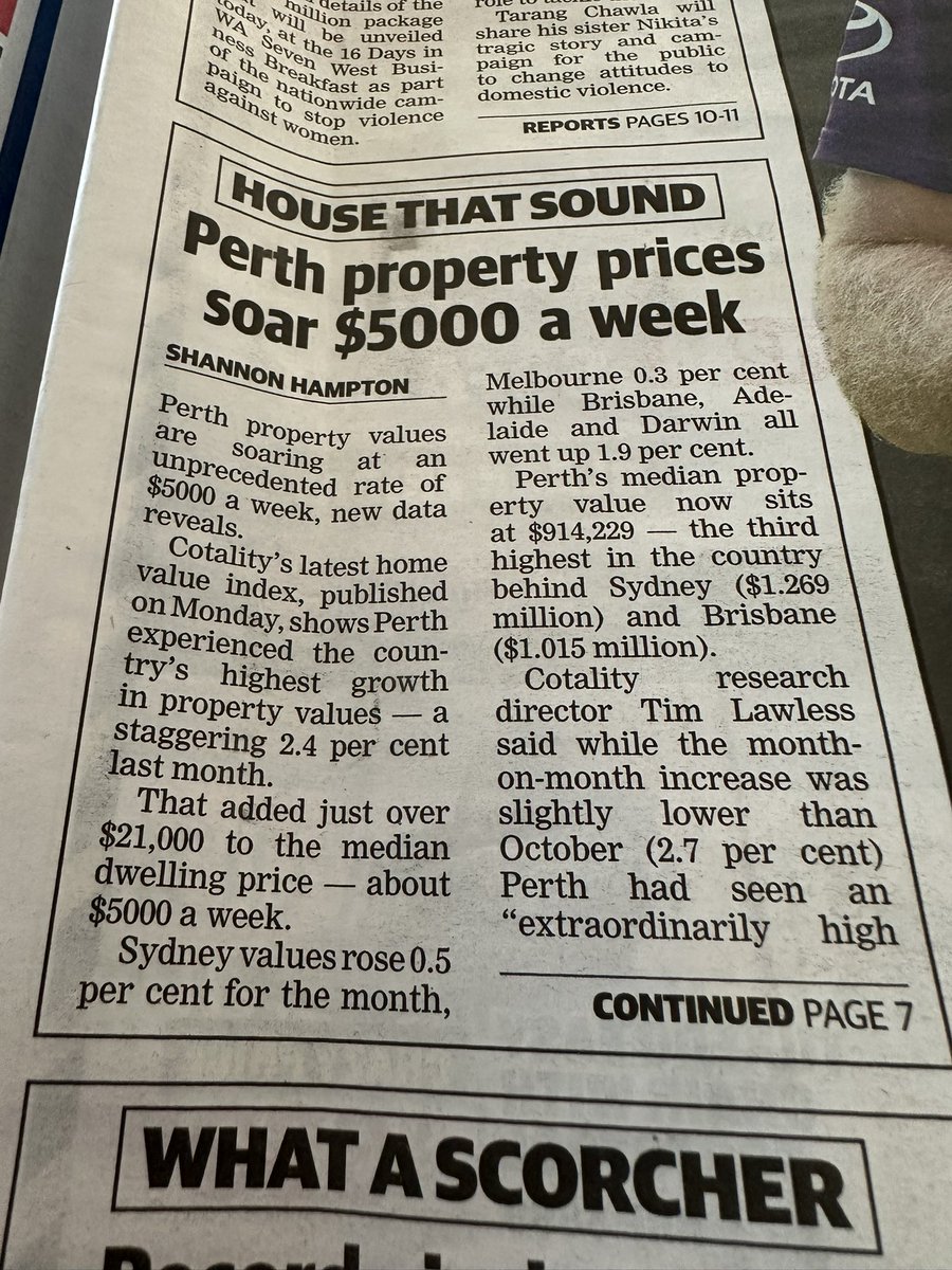 GJ4592206129943's tweet image. So predictable, but only fools are buying now.
Smart money is selling all properties they bought in 2019 in anticipation of this boom.
Crash is 15-18 months away.
Sit back, watch and learn.
#perthnews #wanews #reiwa #reia @__thewest__  @abcnews #ch7 #Ch9 #RBA #CBA