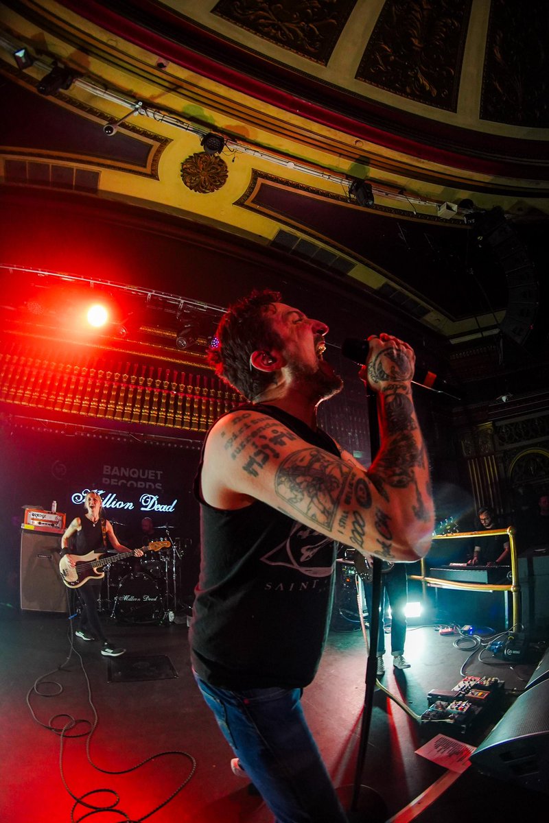 BanquetRecords's tweet image. Million Dead’s first Kingston show in over 20 years! 

racing through a treasured back catalogue, a set special to those getting to re-live that era, and for the many experiencing the live show for the first time. 
📷: @BobbyVMedia
