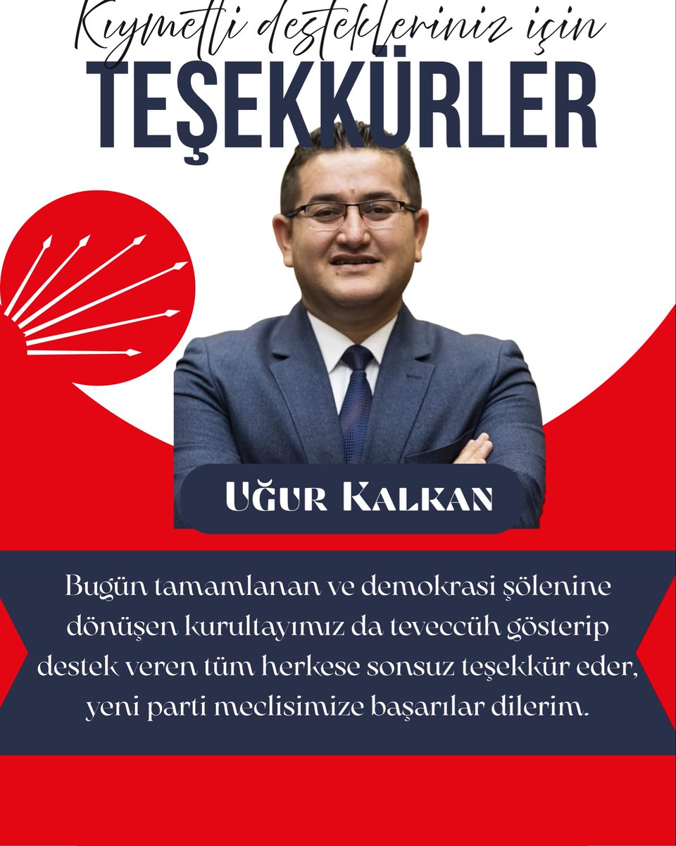 Çağrımıza kulak verip destek olan herkese sonsuz teşekkürler 🙏🏻 yeni parti meclisimize başarılar dileriz.
