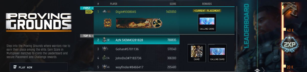 Digitwz's tweet image. #1 Ranked on Proving Grounds 👑 #CallofDuty