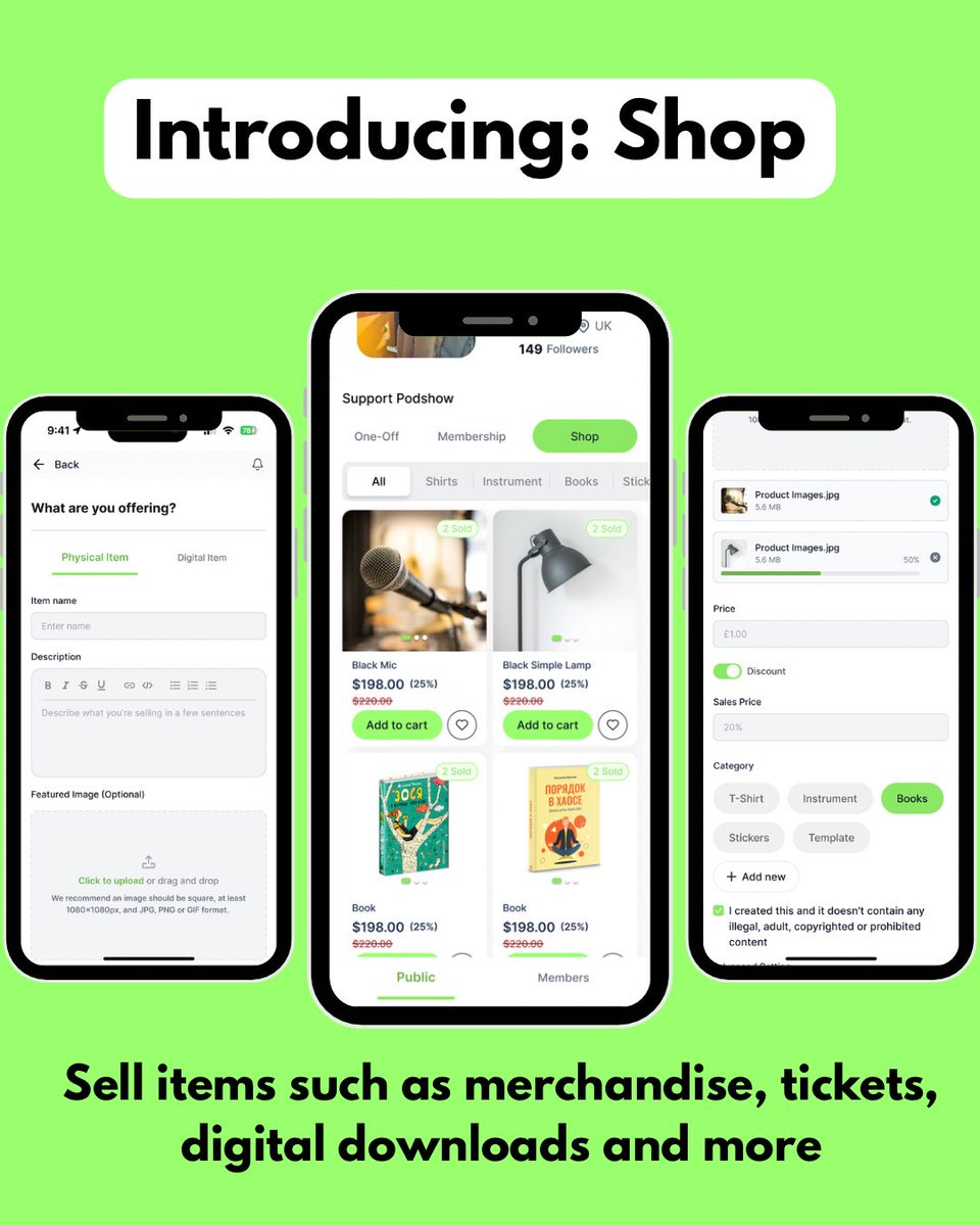 myfanzum's tweet image. 🚀 Introducing: Fanzum Shop!
Creators can now sell merch, tickets, digital downloads, templates, exclusive content and more — all in one place.
No complicated setup. Just upload → publish → get paid.
Your creativity now has a storefront. 🛒✨
👉 fanzum.com…