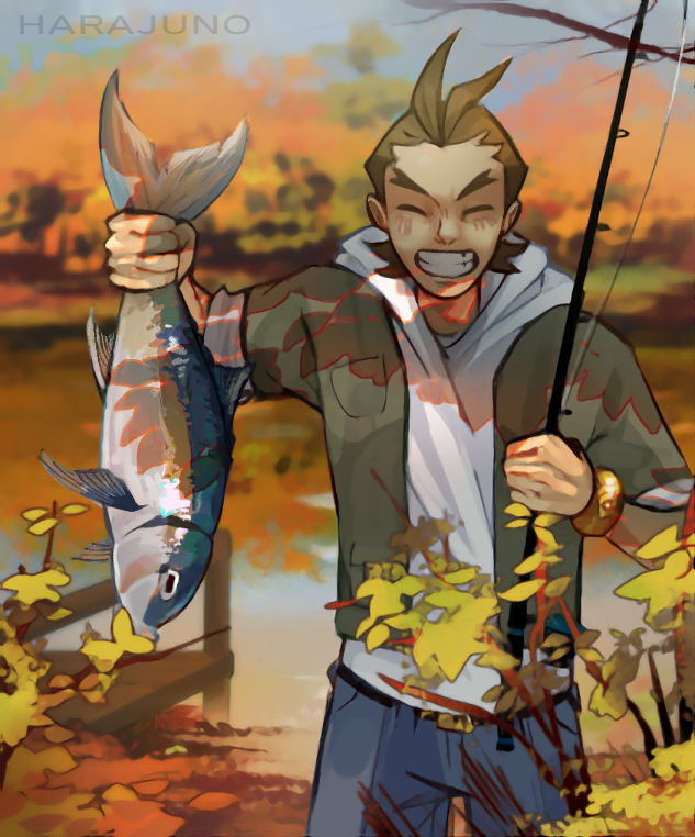 Kid spent the entire way to the lake telling me how boring this was gonna be now... Now look at him ahaha