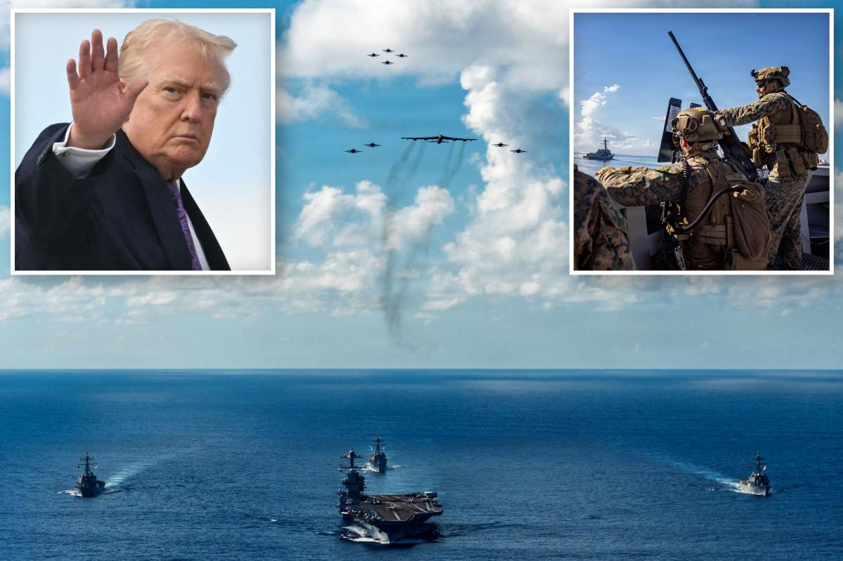 nypost's tweet image. 11 US warships and 15,000 troops now in Caribbean amid escalating Venezuela tensions trib.al/pTnj2g6