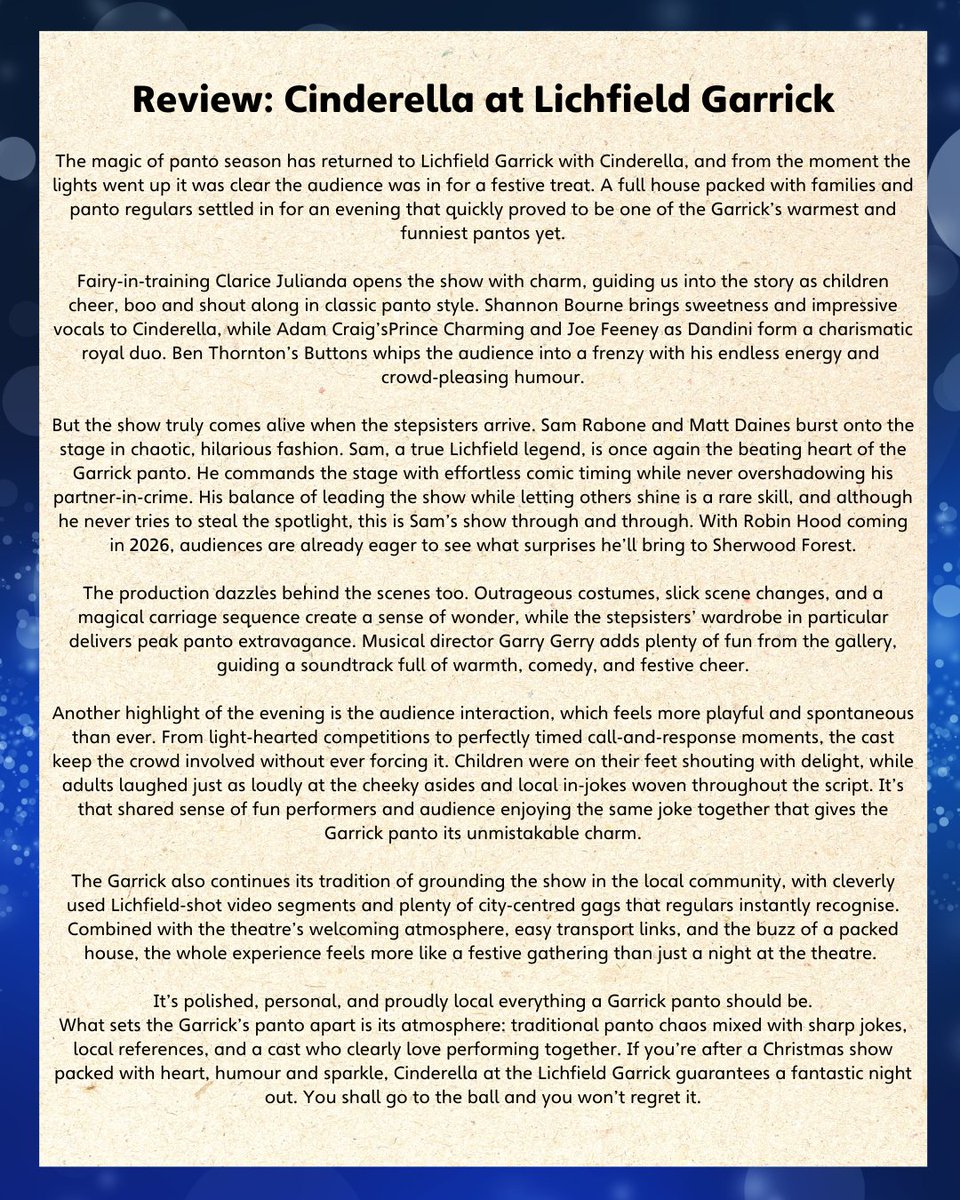 Pantomime News tweet media