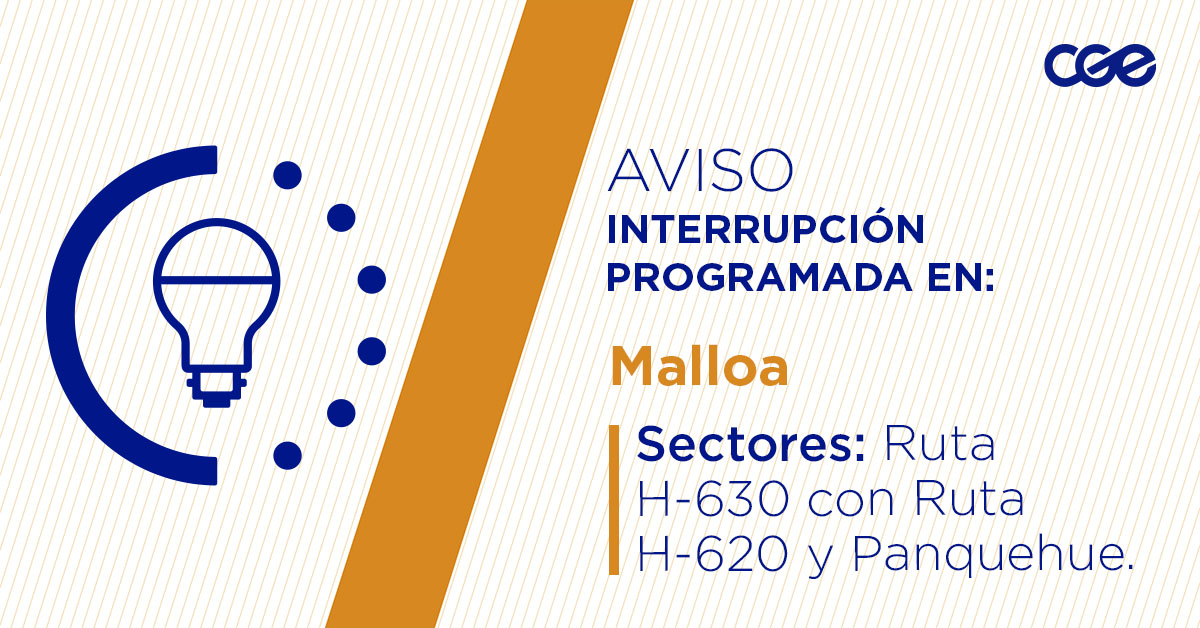 CGE_Clientes's tweet image. Para mejorar la calidad del suministro de nuestros clientes de #Malloa, este miércoles, entre 09:00 y 13:00 horas, se realizará una #InterrupciónProgramada (sectores en la imagen 👇) debido a trabajos de mejoras. Recuerda desconectar tus artefactos 🔌