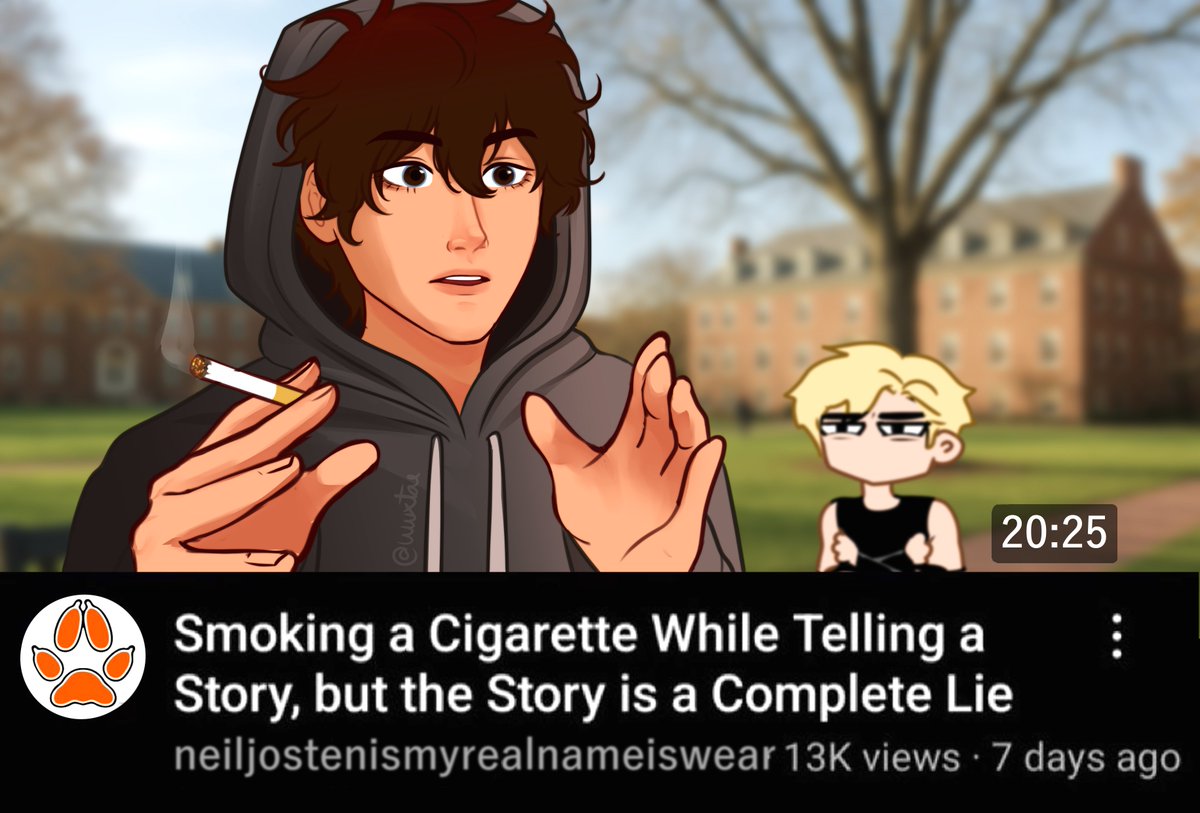 wwxtae's tweet image. neil during the entirety of the foxhole court book

#aftg