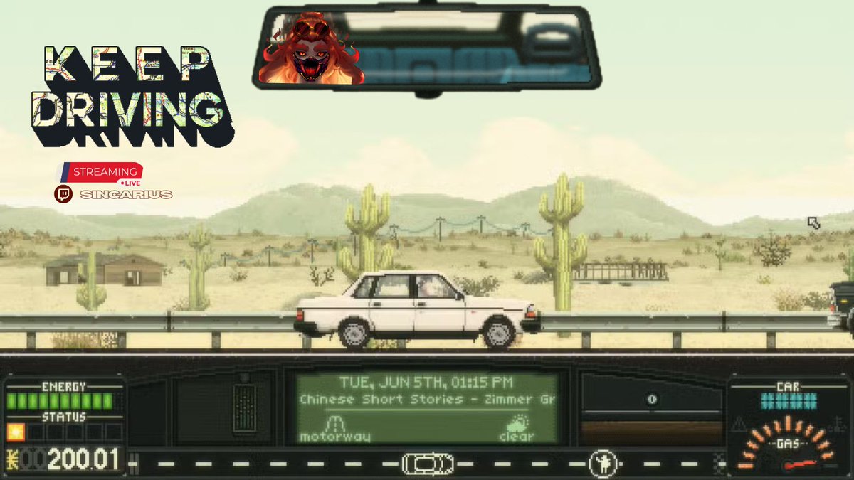 🔴GOING LIVE!

Got back from a road trip recently and somehow I found myself enjoying the whole "on the road" vibe so we'll be streaming some Keep Driving today! Come drift by and say hi!

🔥WHERE: twitch.tv/sincarius
⭐️WHEN: RIGHT NOW!