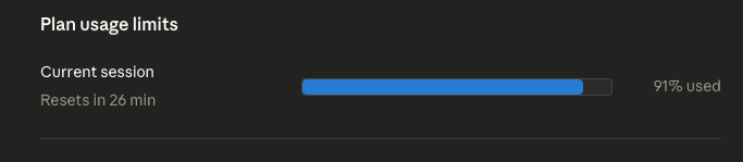 WalrusQuant's tweet image. going to be cutting it close on this current sessions limit on Claude. 

#claudecode #vibecoding