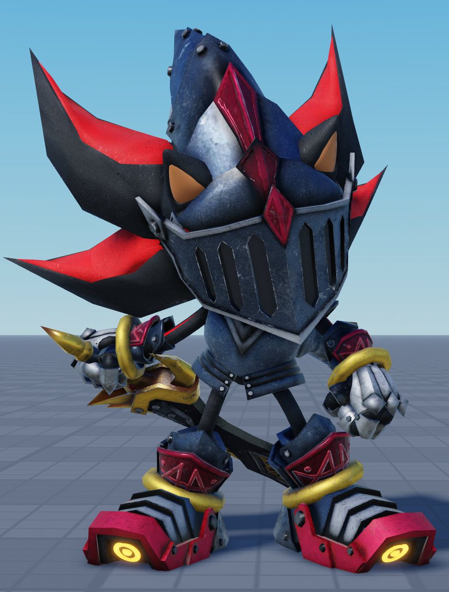 WhisksRestrict's tweet image. sir lancelot (knight shadow) cosmetic concept for outcome memories

shadow model belongs to om
#outcomememories #sonic #shadowthehedegehog #glaghorsesimulator50billion
