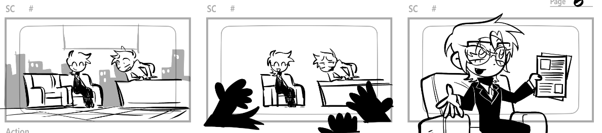 그니까 나 자신을 여러명으로 분리시켜서 대화하는 스토리보드를 짜야한다는거지? : 그래.