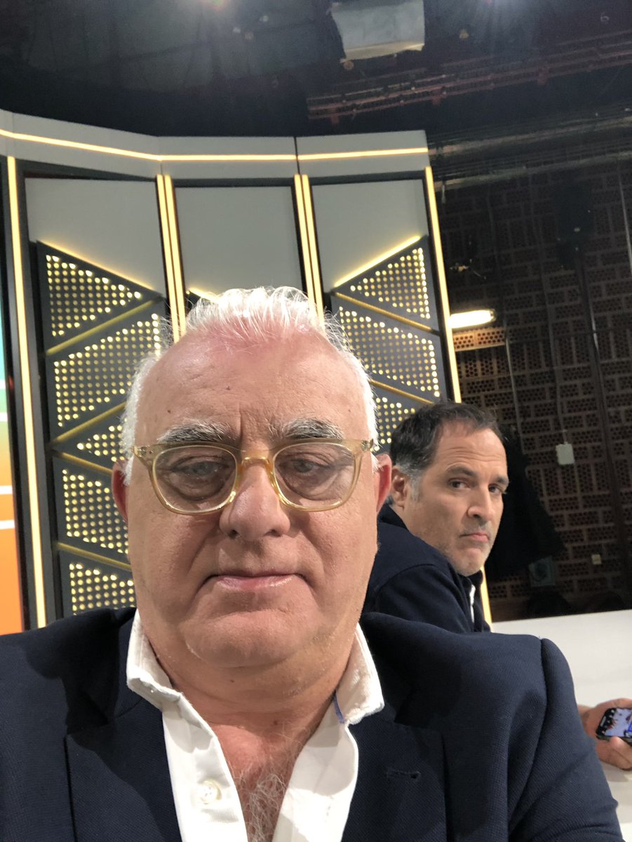 Vamos que estamos preparados en <a href="/EstudioEstadio_/">Estudio Estadio TVE</a> para otro debate de calidad y hoy calentito con el que tengo a mi izquierda #estudioestadio  #teledeporte #TDP #laliga