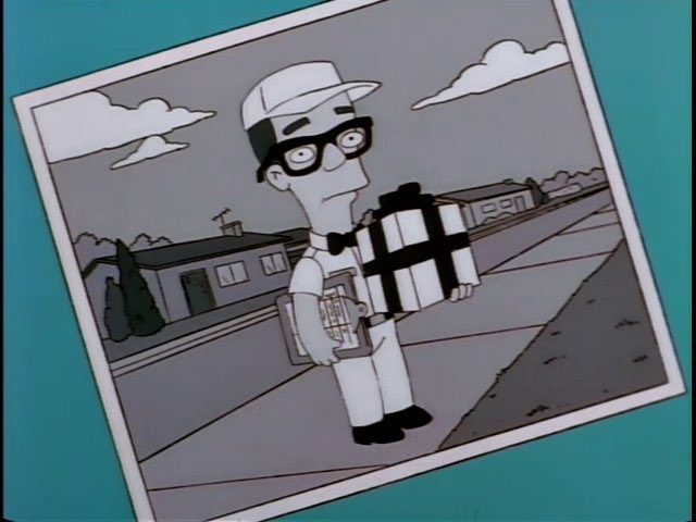 >be Frank Grimes
>age 4, abandoned by his parents 
>spent his childhood years as a delivery boy delivering toys to more fortunate children.
>18th birthday: blown up in a silo explosion.
>taught himself to hear and feel pain again.

1990s: 
>study science by mail.
>received his