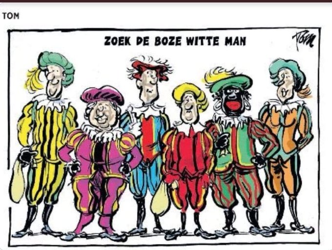 #Sinterklaas 

Zoek de boze witte man!