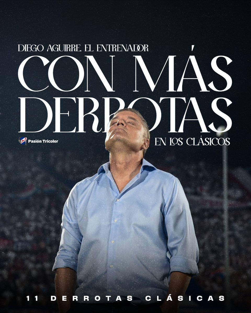 RÉCORD para DIEGO, el DT de Peñarol entró en la historia NEGRA.

Diego Aguirre 🗣
 AL PARQUE NO QUIERE VENIR MÁS