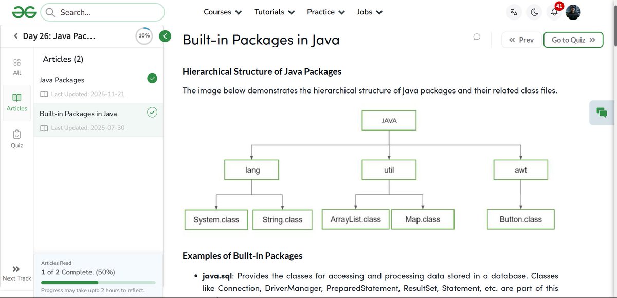 amanhaidry's tweet image. #Java from @geeksforgeeks 🚀
✅Memory Management
✅JVM Stack Area
✅JVM Heap Area
✅Garbage Collection
✅Memory Leaks
✅Types of Reference
✅Packages
✅Naming Conventions

#365DaysOfCode #JavaDev #GeeksforGeeks #gfg #nationskillup #skillupwithgfg #365DaysOfCoding