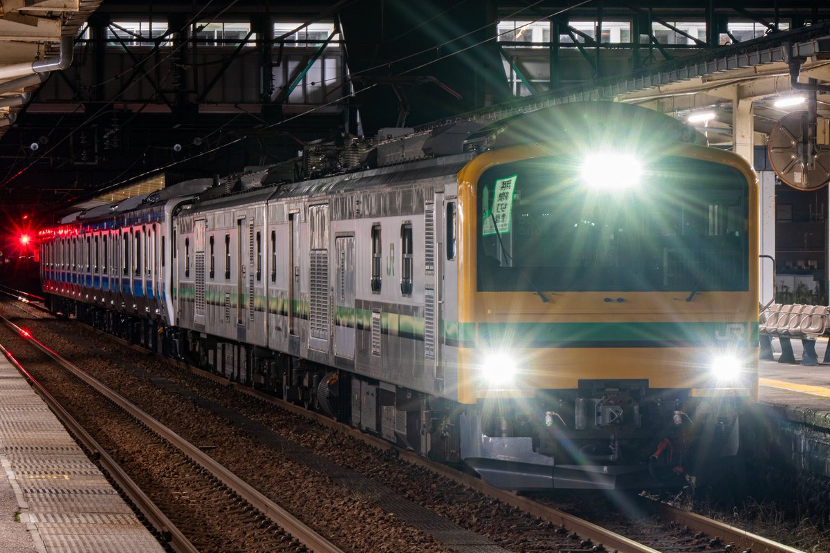 FTYS_7198SH's tweet photo. 2025/11/28-11/30
信越本線・東北本線 配9744M〜配9535D
仙石線新型車両輸送に伴う配給
E493系(01編成)/GV-E197系(TS-01編成)牽引
E131系800番台(N5編成) https://t.co/rfyqFecKhI