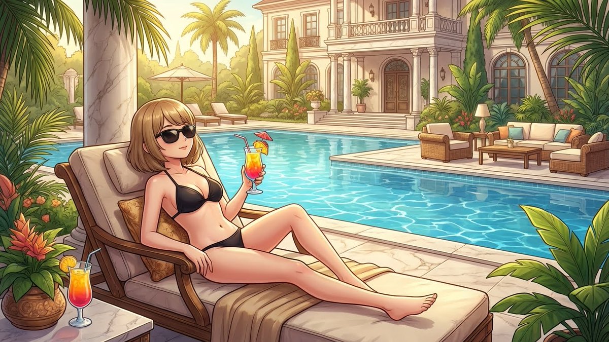 hisajun_junko's tweet image. 純子、夏の休日（妄想）
Geminiからだと１枚ずつしか生成できないのですが、FlowとかWhiskだと一度に４枚同時生成できるので効率がいいですね。それぞれ微妙に結果が違うのでその中から意図するイメージに近いものを選んで修正加えたり出来ていい感じですね(*^^*)
#NanoBananaPro 
#Flow
#画像生成AI