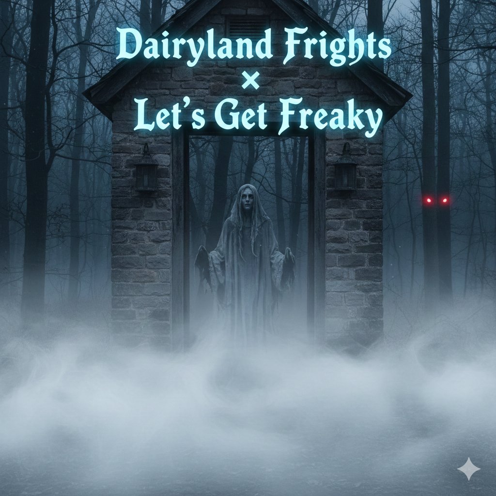 DairylandFright's tweet image. 🚨 EPISODE OUT NOW 🚨
John teams up with @tcletsgetfreaky  for a wild, spooky, hilarious paranormal deep dive.
Ghosts. Dogman. Bigfoot. Haunted pubs. Shadow figures.
Listen NOW — if you dare. dairylandfrights.podbean.com/e/getting-frea…
#Paranormal #DairylandFrights #LetsGetFreaky #GhostStories
