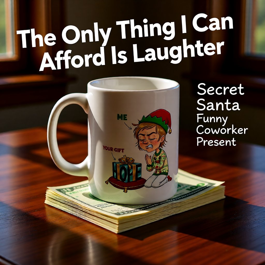 houseoflukas's tweet photo. Sarcastic Budget Mug | Hope and Prayer Office Gift for Her | Coworker Secret Santa Present | Financial Humor Christmas Gift https://t.co/mPfrWBlapT via @Etsy https://t.co/JFKliQ0pr8