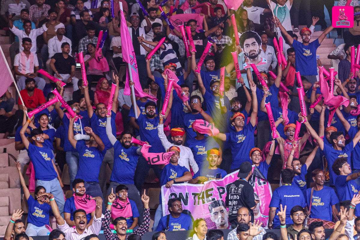 JaipurPanthers's tweet photo. Unity, hunger and pride come alive when the #PanthersPack gathers with one powerful roar! π
#NewRoarBegins #JPP #RoarForPanthers #Kabaddi #ProKabaddi https://t.co/YkIth9gqwW