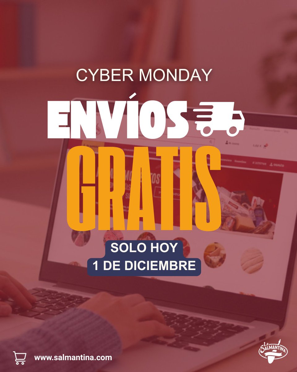 La_Salmantina's tweet image. 🚚 ¡CYBER MONDAY con envío GRATIS!
📦 Solo hoy, 24h para llenar tu despensa del mejor SABOR
🎁 Sabores únicos, entrega perfecta
🛒 salmantina.com

#CyberMonday #LaSalmantina #GourmetOnline #SaborDeTriana #EnvíoGratis #SevillaGourmet
