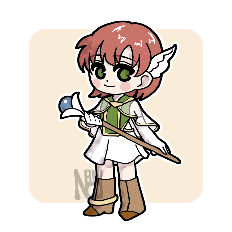 nami_castle's tweet photo. Priscilla! I like that even though she's largely very sweet, she's also just a little bit malicious/petty.
#FireEmblem #Elibe https://t.co/jUUotGmDQB