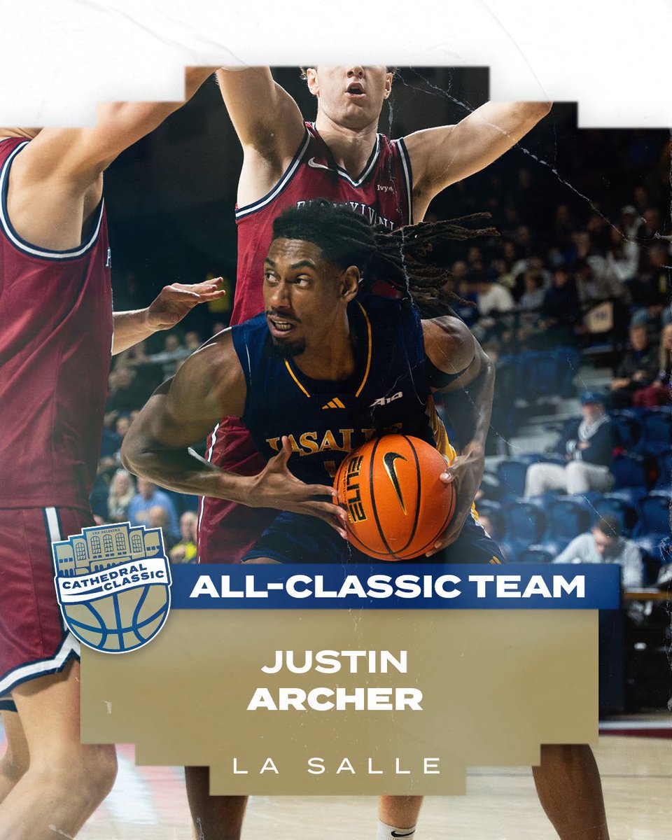 CathClassic's tweet photo. Justin Archer, @LaSalle_MBB https://t.co/eebtBpGOgb
