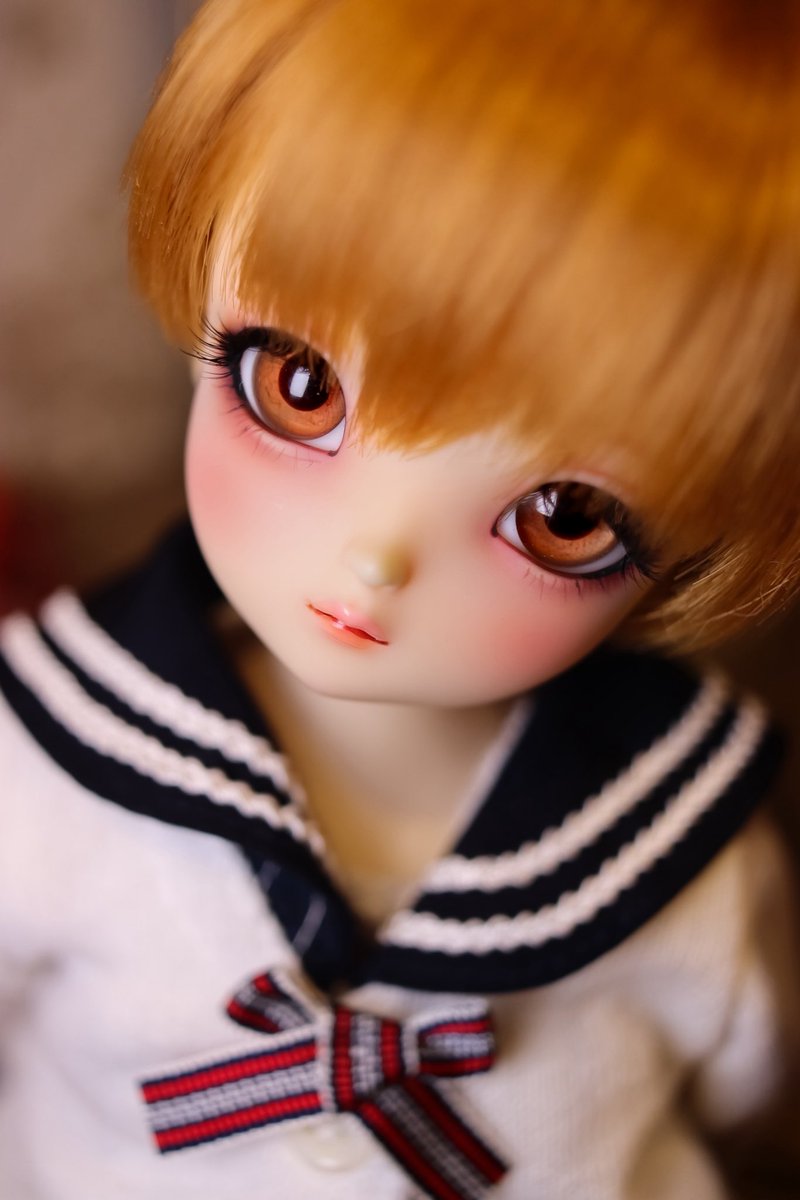 久々に…
 #お人形さんのお顔ドアップ部